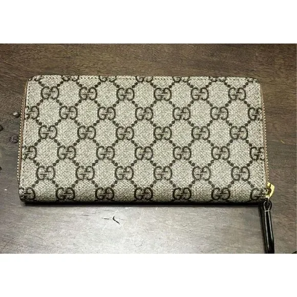Authentic Gucci GG PINK MARMONT ZIP AROUND WALLET - Picture 2 of 8